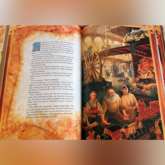 St. Nicholas and the Valley Beyond A Christmas Legend Ellen Kushner LRG HC BOOK - Picture 2 of 4